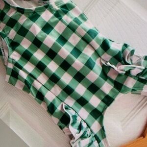 Charming plaid swimsuit